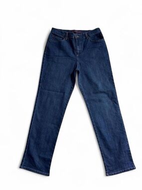Gloria Vanderbilt Amanda High Rise Tapered Jeans Dark Wash Sz 8
